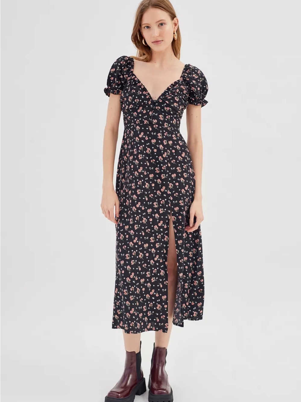 NWT UO midi floral dress